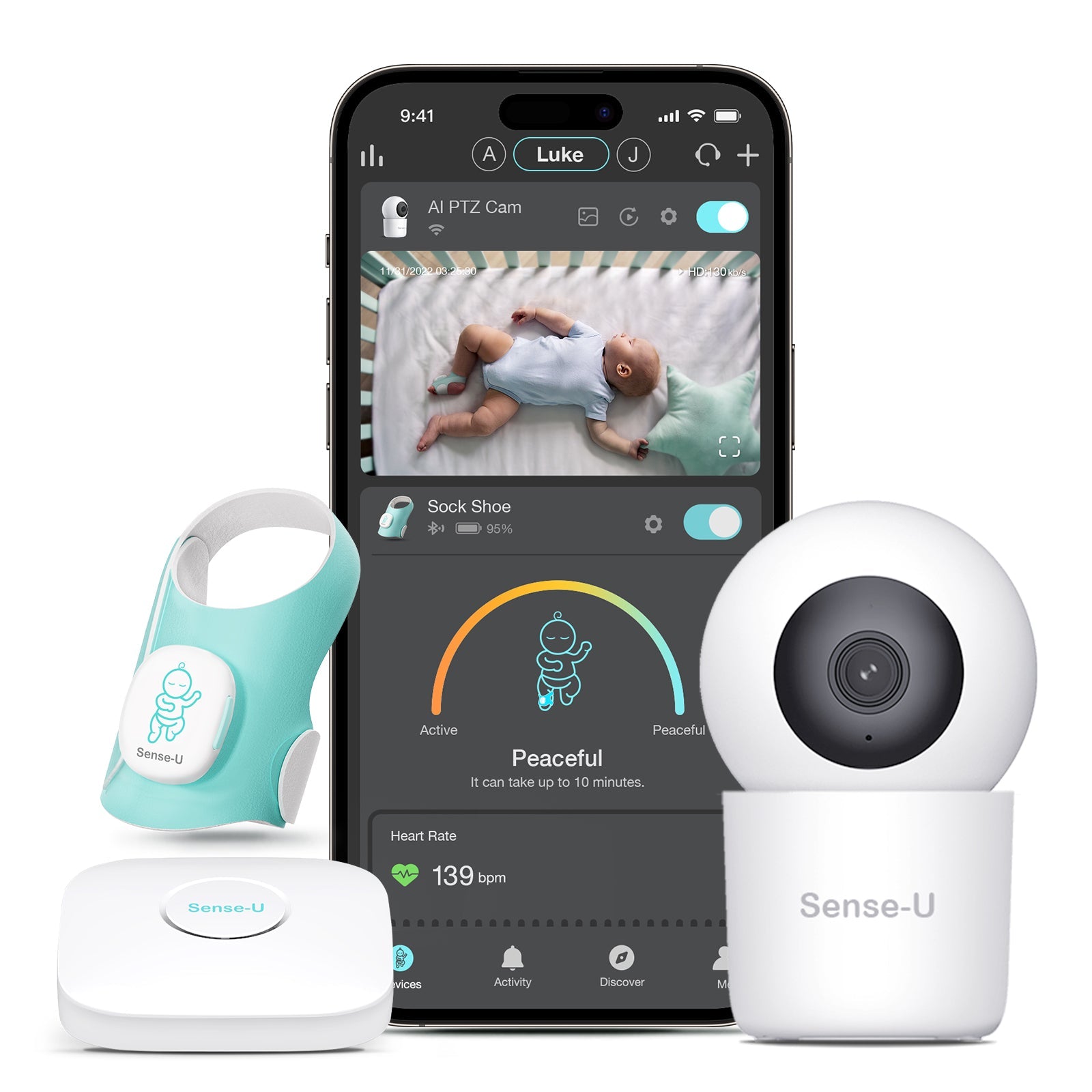 Smart Sock Shoe Bundle (2.5K PTZ Cam)